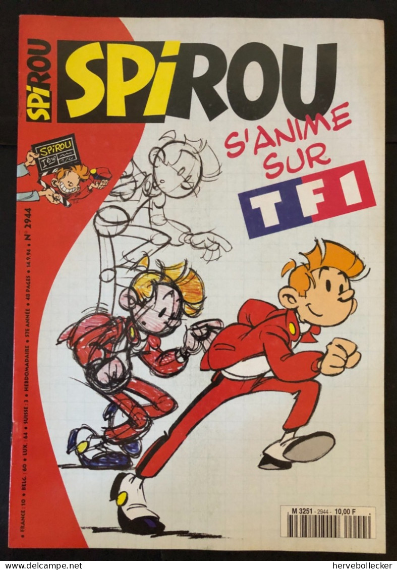 Spirou Hebdomadaire N° 2944 -1994 - Spirou Magazine