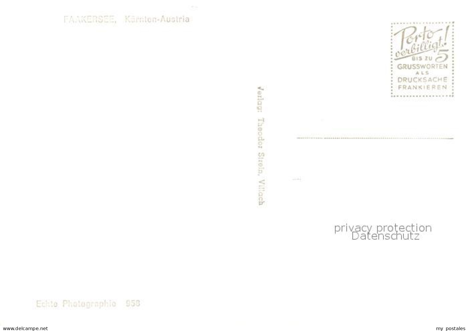 73242345 Faakersee Landschaftspanorama Faakersee - Other & Unclassified