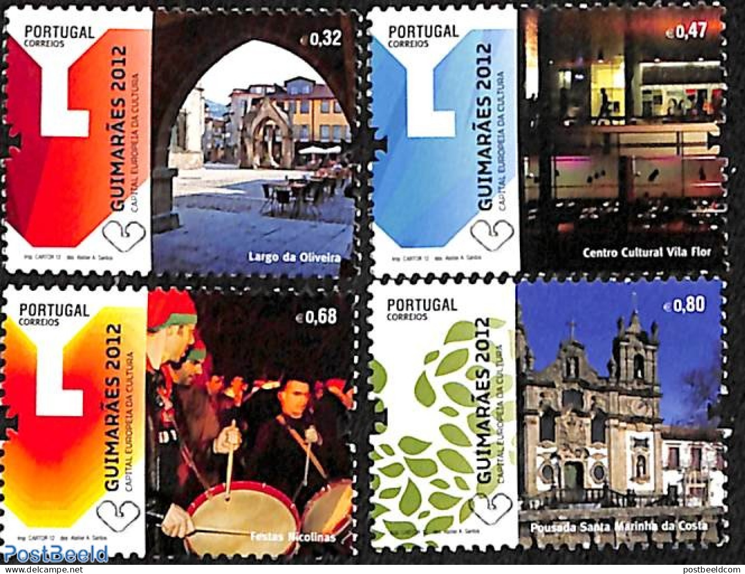 Portugal 2012 Guimaraes, European Cultural Capital 4v , Mint NH, History - Performance Art - Various - Europa Hang-on .. - Unused Stamps