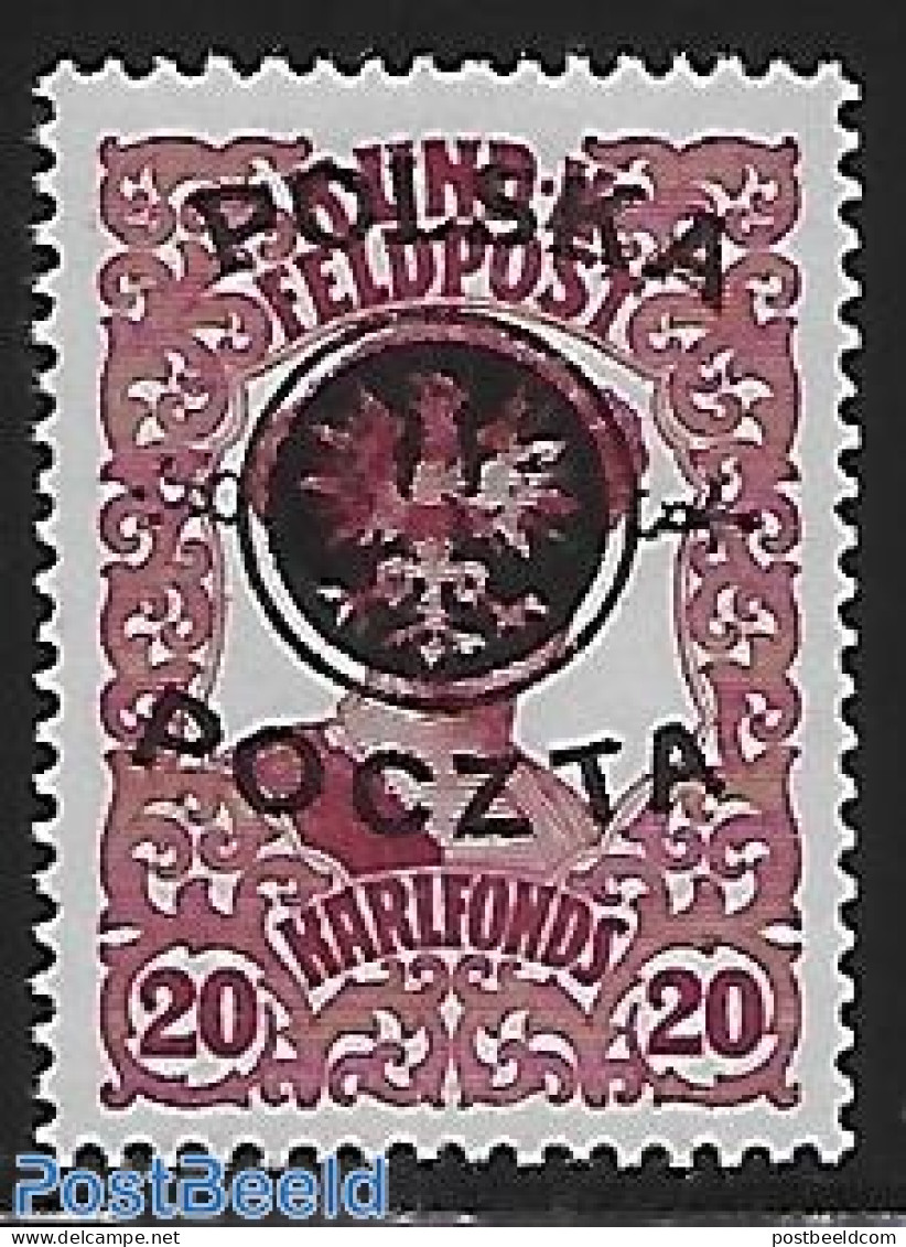 Poland 1918 Stamp Out Of Set, Unused (hinged) - Unused Stamps