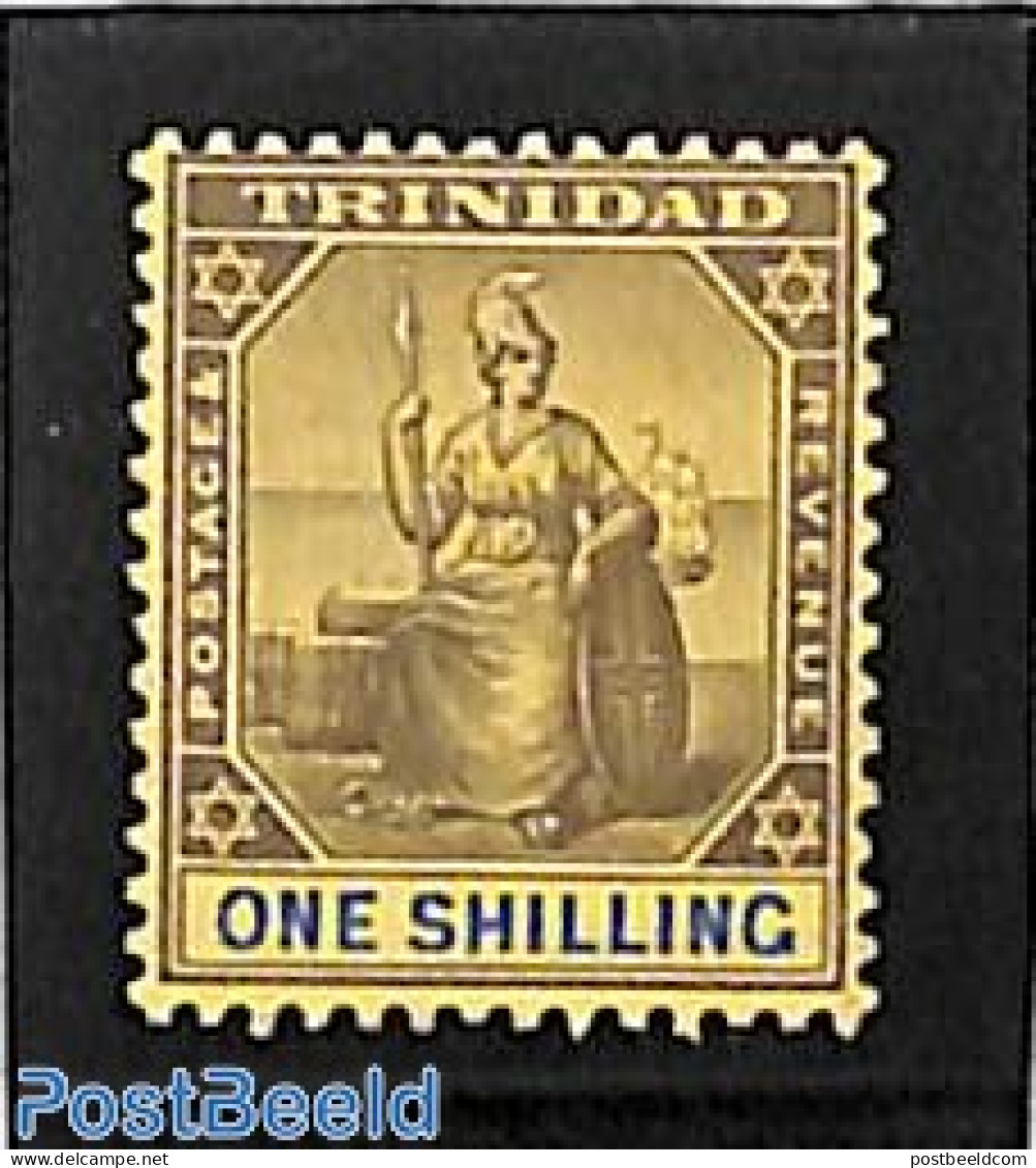 Trinidad & Tobago 1904 1sh, WM Mult.Crown-CA, Stamp Out Of Set, Unused (hinged) - Trinité & Tobago (1962-...)