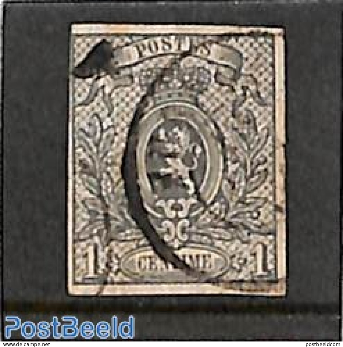 Belgium 1866 1c, Used, Used Stamps - Gebruikt