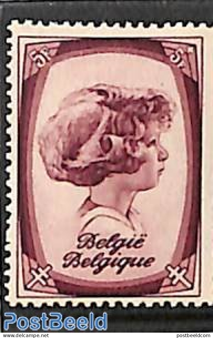 Belgium 1938 5fr, Stamp Out Of Set, Unused (hinged), Health - History - Ongebruikt