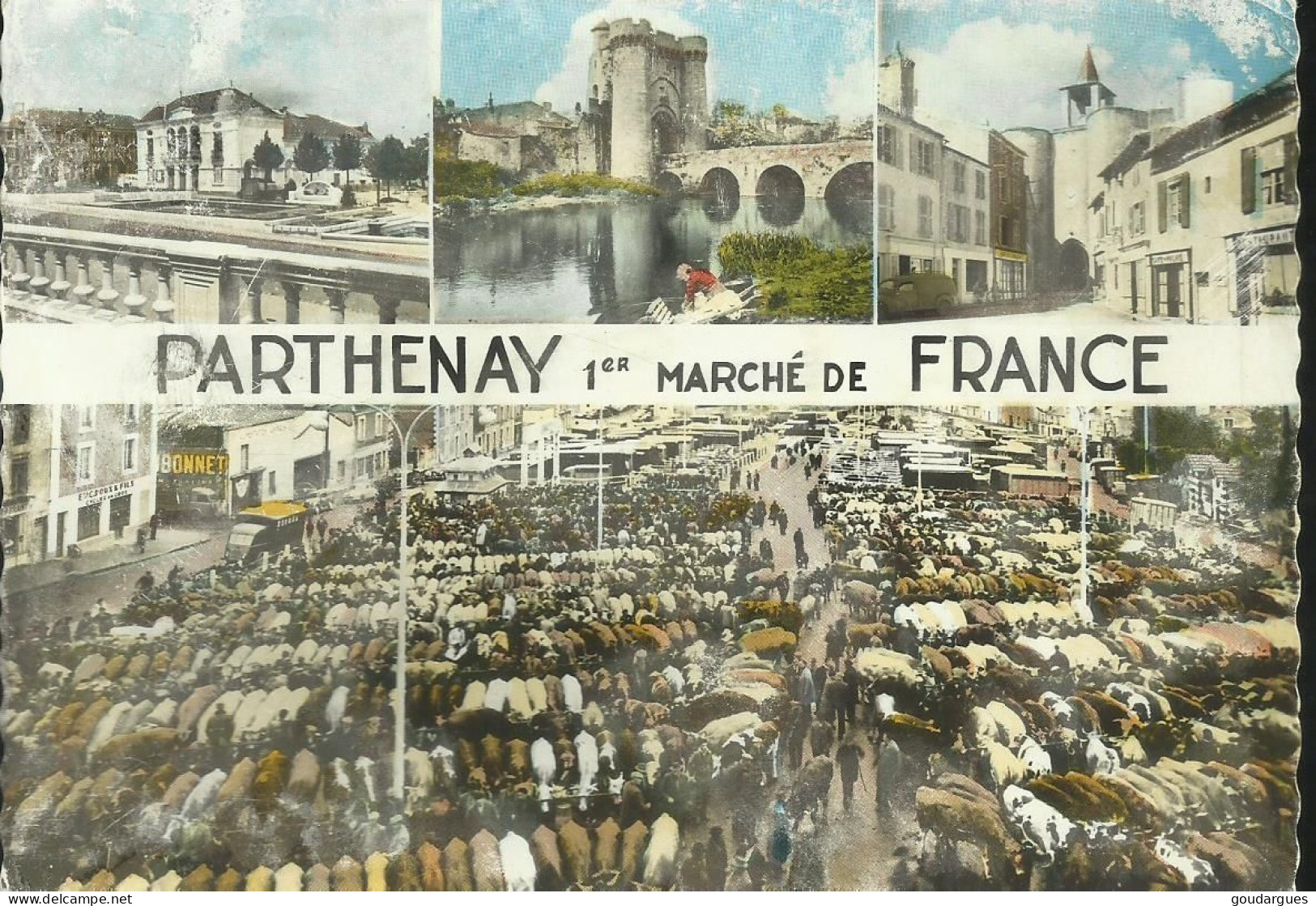 Parthenay 1er Marché De France - Multivues - Flamme De Parthenay 1969 - (P) - Parthenay