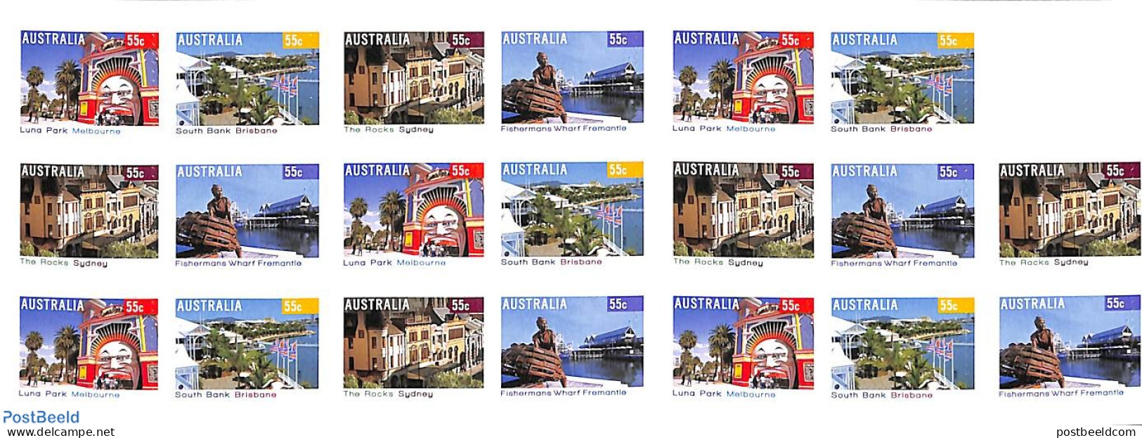 Australia 2008 Tourism Booklet S-a, Mint NH, Various - Stamp Booklets - Tourism - Neufs