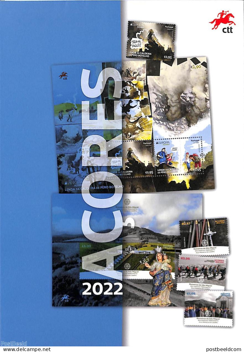 Azores 2022 Official Yearset 2022, Mint NH, Various - Yearsets (by Country) - Non Classés