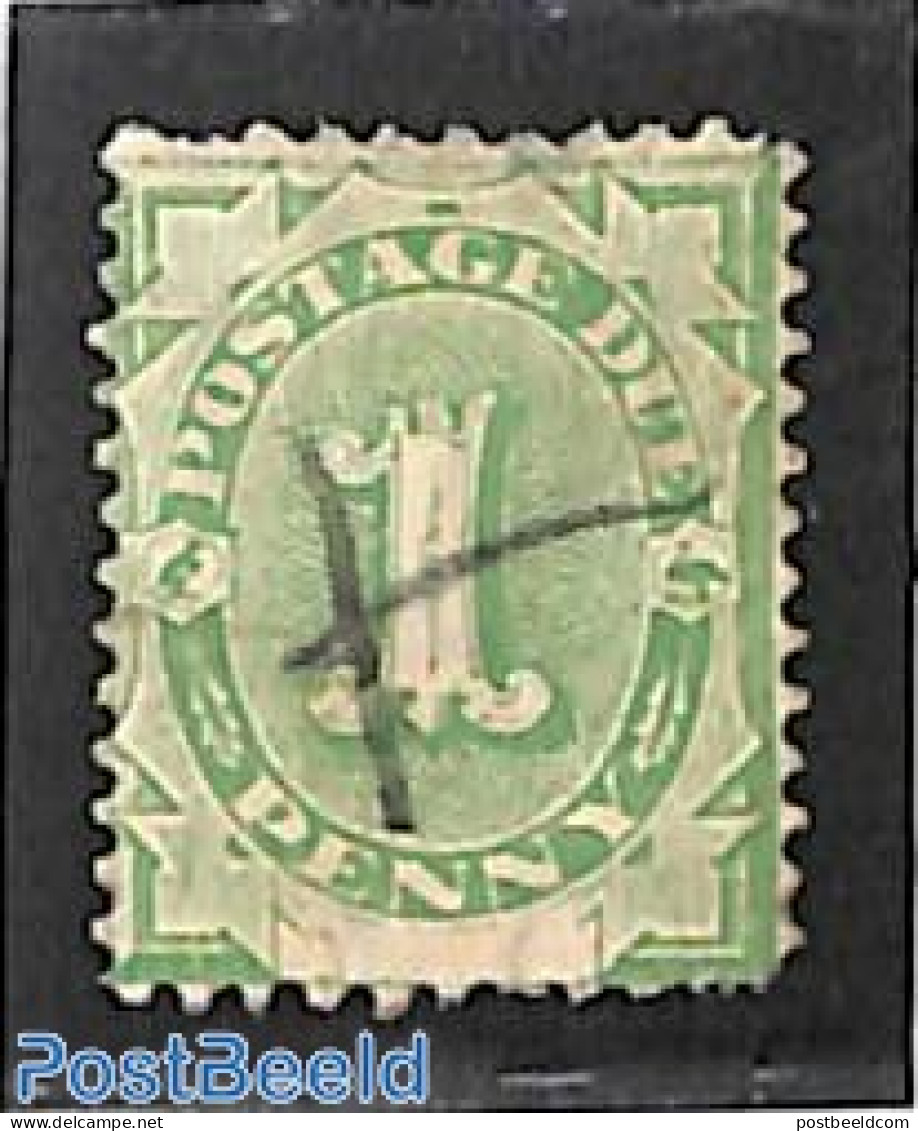Australia 1902 1d, Postage Due, Type I, Perf. 11:11.5, Used, Used Stamps - Autres & Non Classés