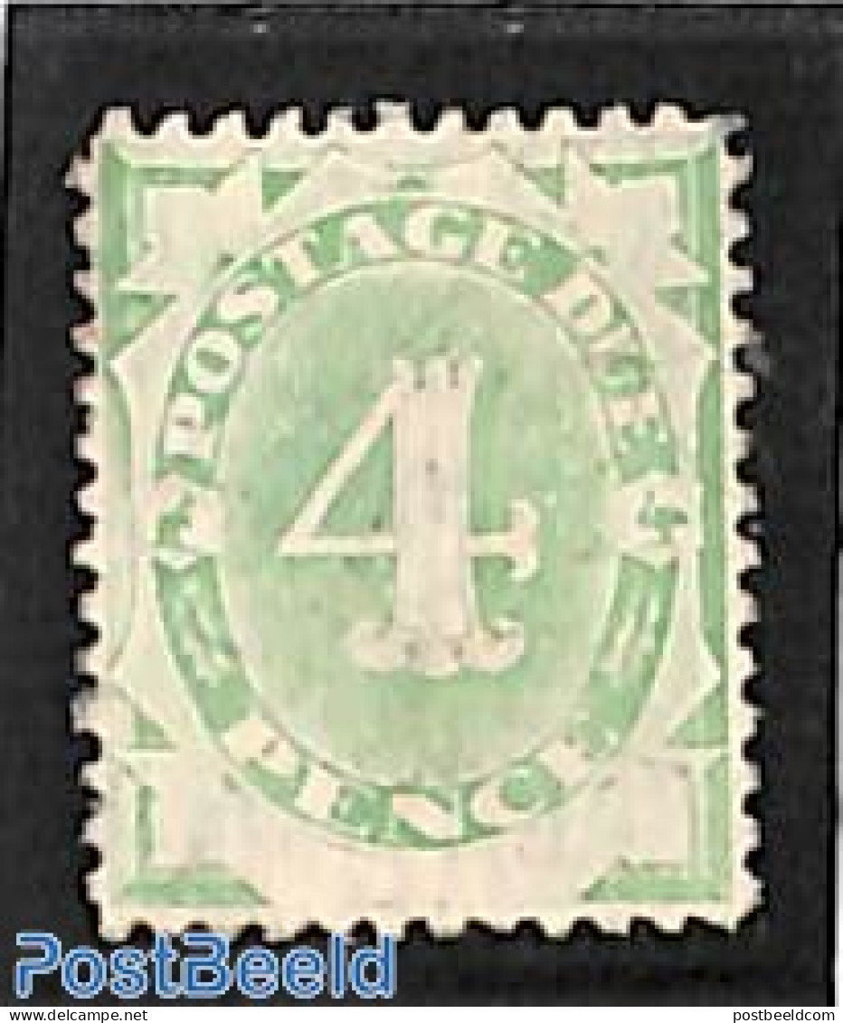 Australia 1902 4d, Postage Due, Type I, Perf. 12:11.5, Used, Used Stamps - Andere & Zonder Classificatie