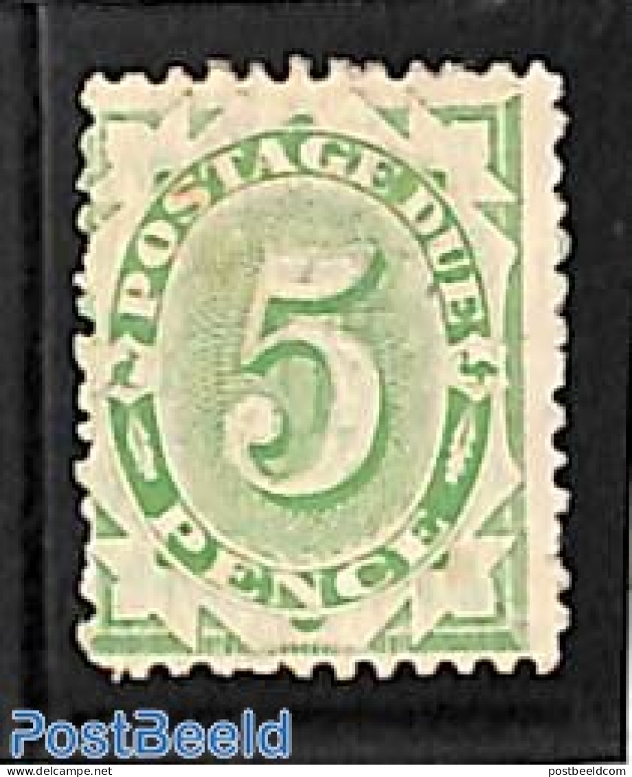 Australia 1902 5d, Postage Due, Type II, Perf. 12:11, Unused (hinged) - Autres & Non Classés