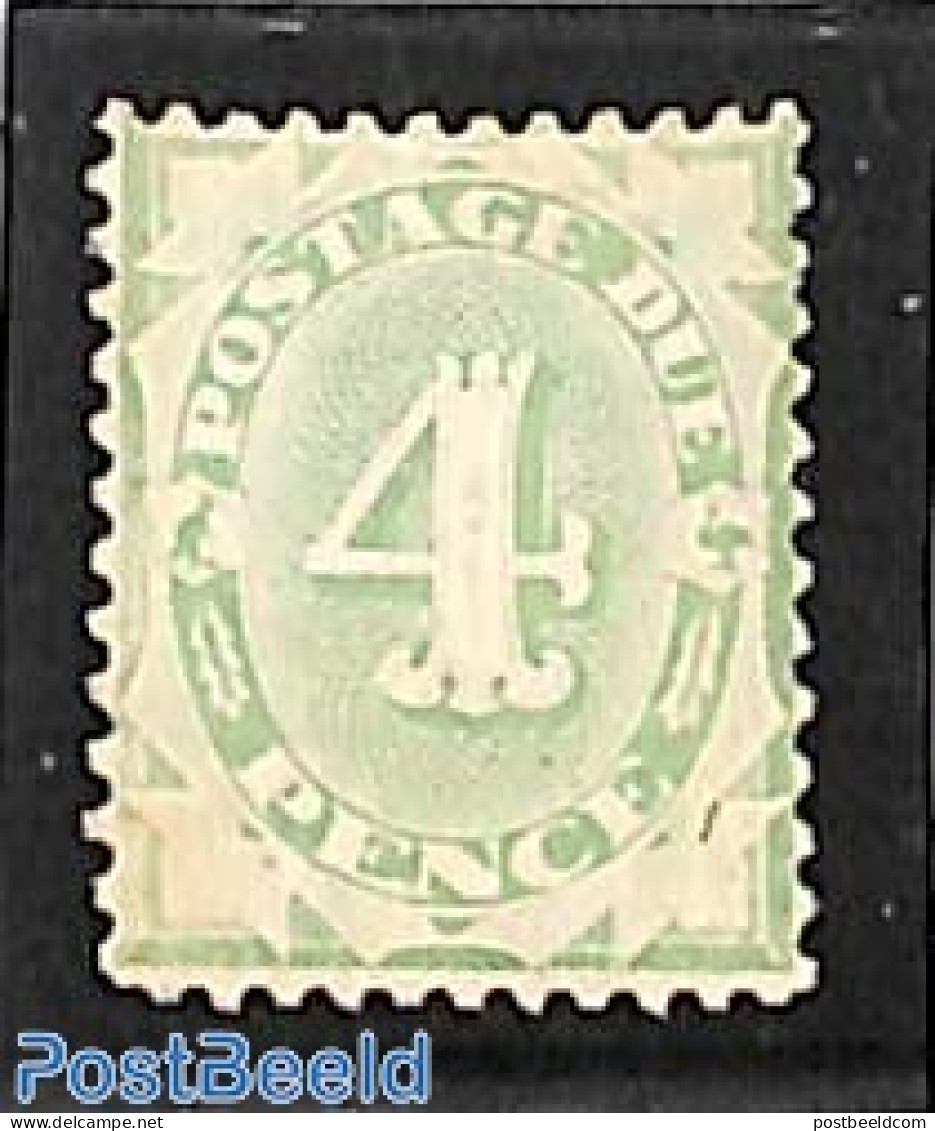 Australia 1906 4d, Postage Due, WM Crown-A, Perf. 11.5:11, Unused (hinged) - Otros & Sin Clasificación