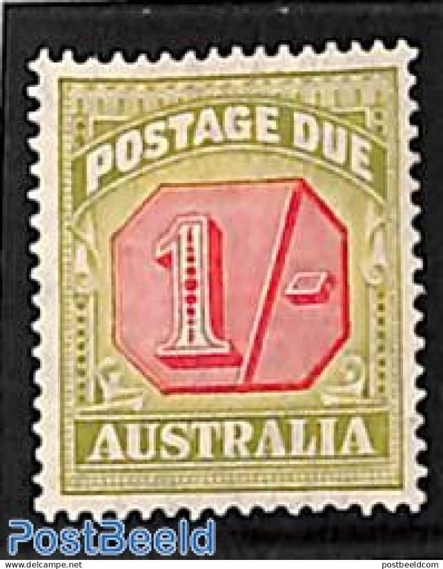 Australia 1938 1sh, Postage Due, Stamp Out Of Set, Unused (hinged) - Otros & Sin Clasificación