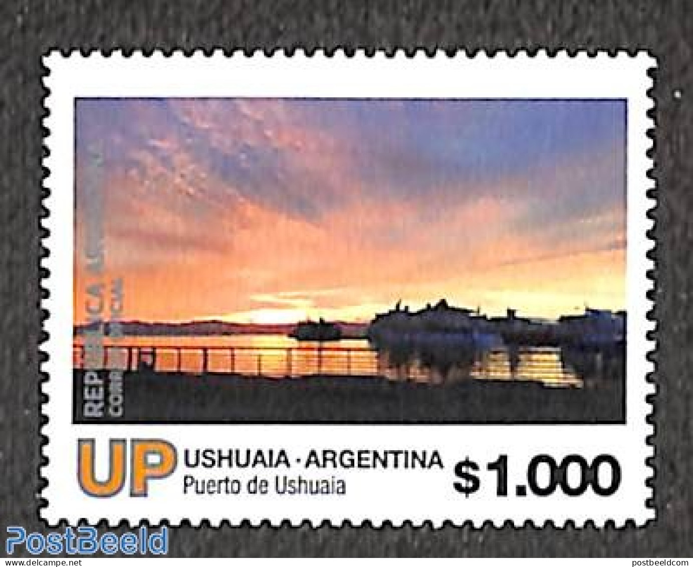 Argentina 2022 Ushuaia Harbour 1v, Mint NH, Transport - Ships And Boats - Ungebraucht