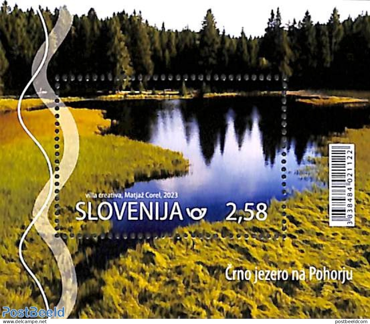 Slovenia 2023 Black Lake In Pohorje S/s, Mint NH - Slovenia