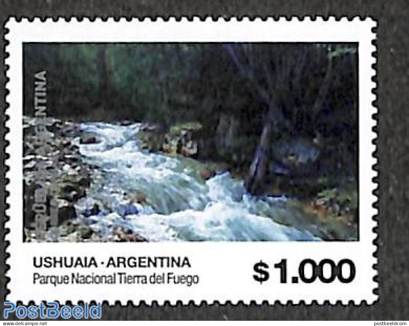 Argentina 2023 Tierra Del Fuego Park 1v, Mint NH, Nature - National Parks - Water, Dams & Falls - Nuevos
