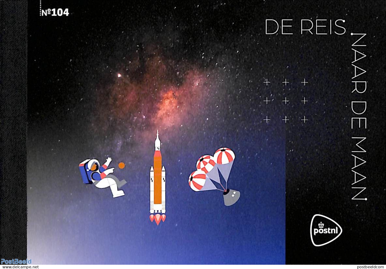 Netherlands 2023 Space Exploration, Prestige Booklet, Mint NH, Transport - Stamp Booklets - Space Exploration - Neufs