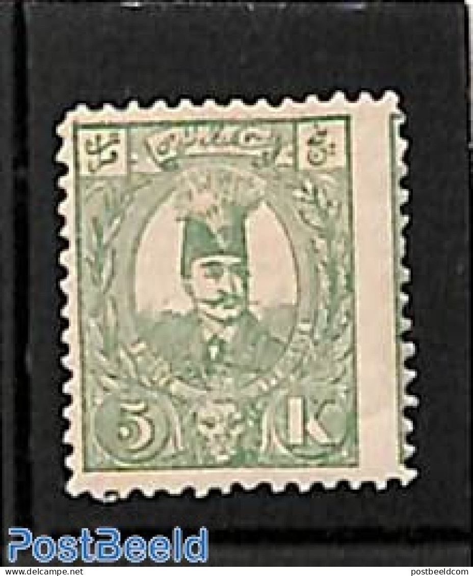 Iran/Persia 1889 5Kr, Stamp Out Of Set, Unused (hinged) - Iran