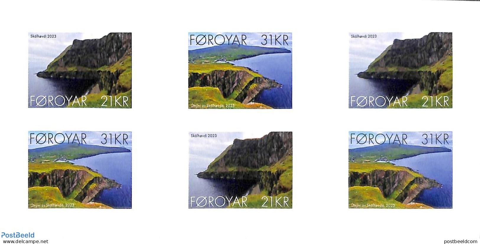 Faroe Islands 2023 Skalhövdi Booklet S-a, Mint NH, Stamp Booklets - Non Classés