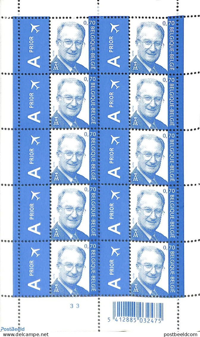 Belgium 2005 Definitive M/s, Mint NH - Unused Stamps