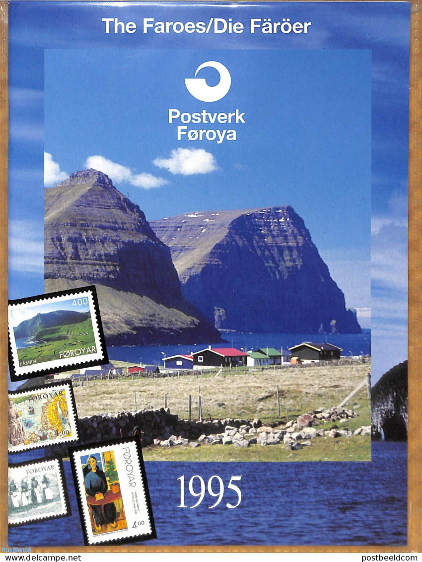 Faroe Islands 1995 Official Yearbook With Stamps 1995, Mint NH, Various - Yearsets (by Country) - Non Classés