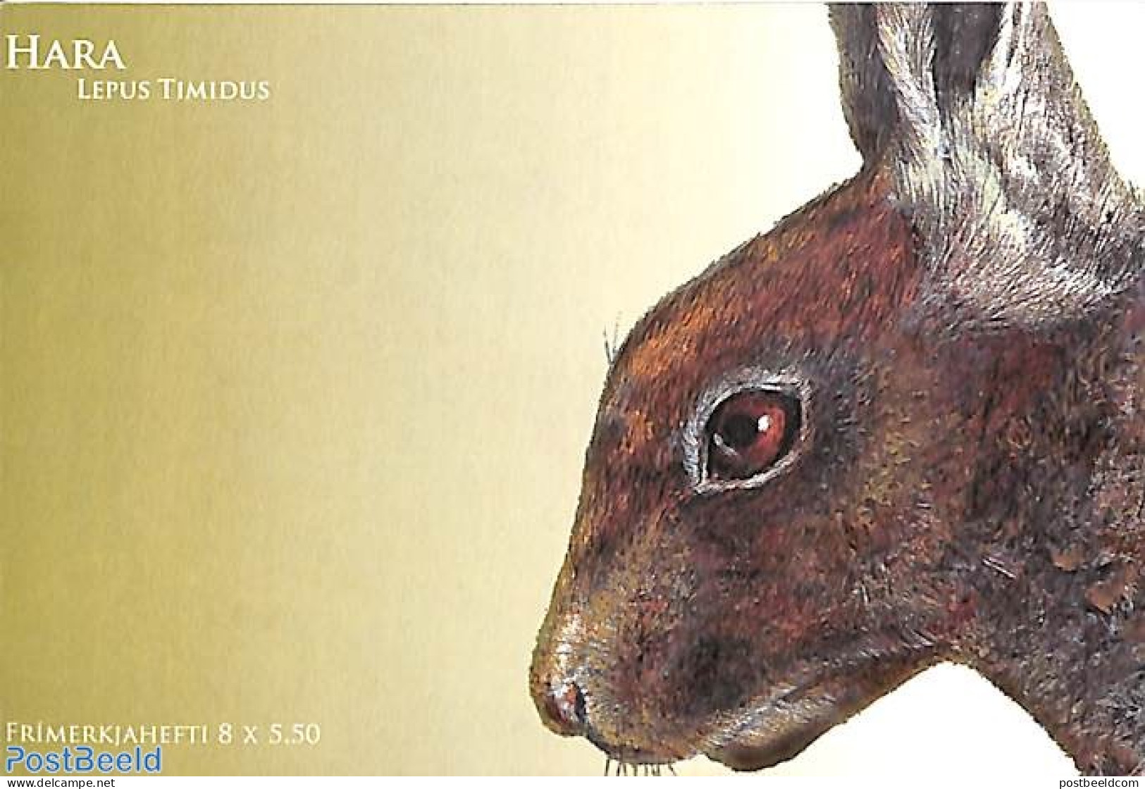 Faroe Islands 2005 Rabbits Booklet, Mint NH, Nature - Rabbits / Hares - Stamp Booklets - Unclassified