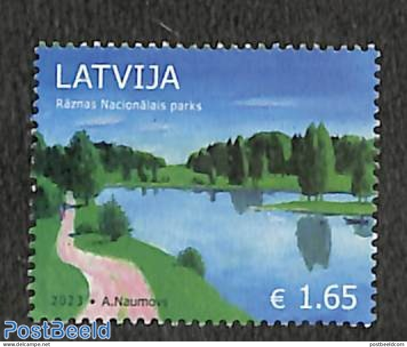 Latvia 2023 National Park Raznas 1v, Mint NH, Nature - National Parks - Natur