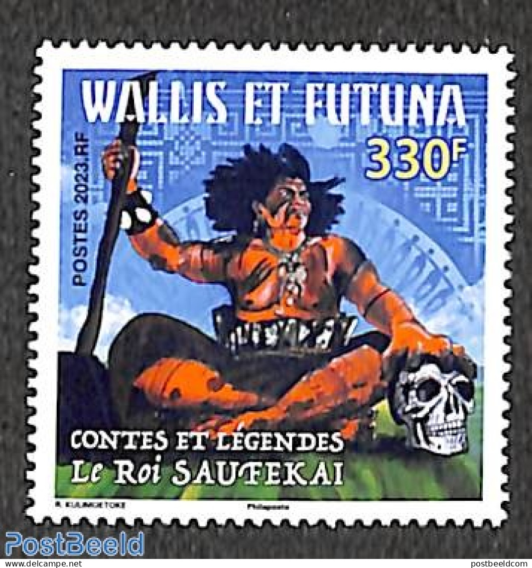 Wallis & Futuna 2023 King Saufekai 1v, Mint NH, History - Kings & Queens (Royalty) - Königshäuser, Adel