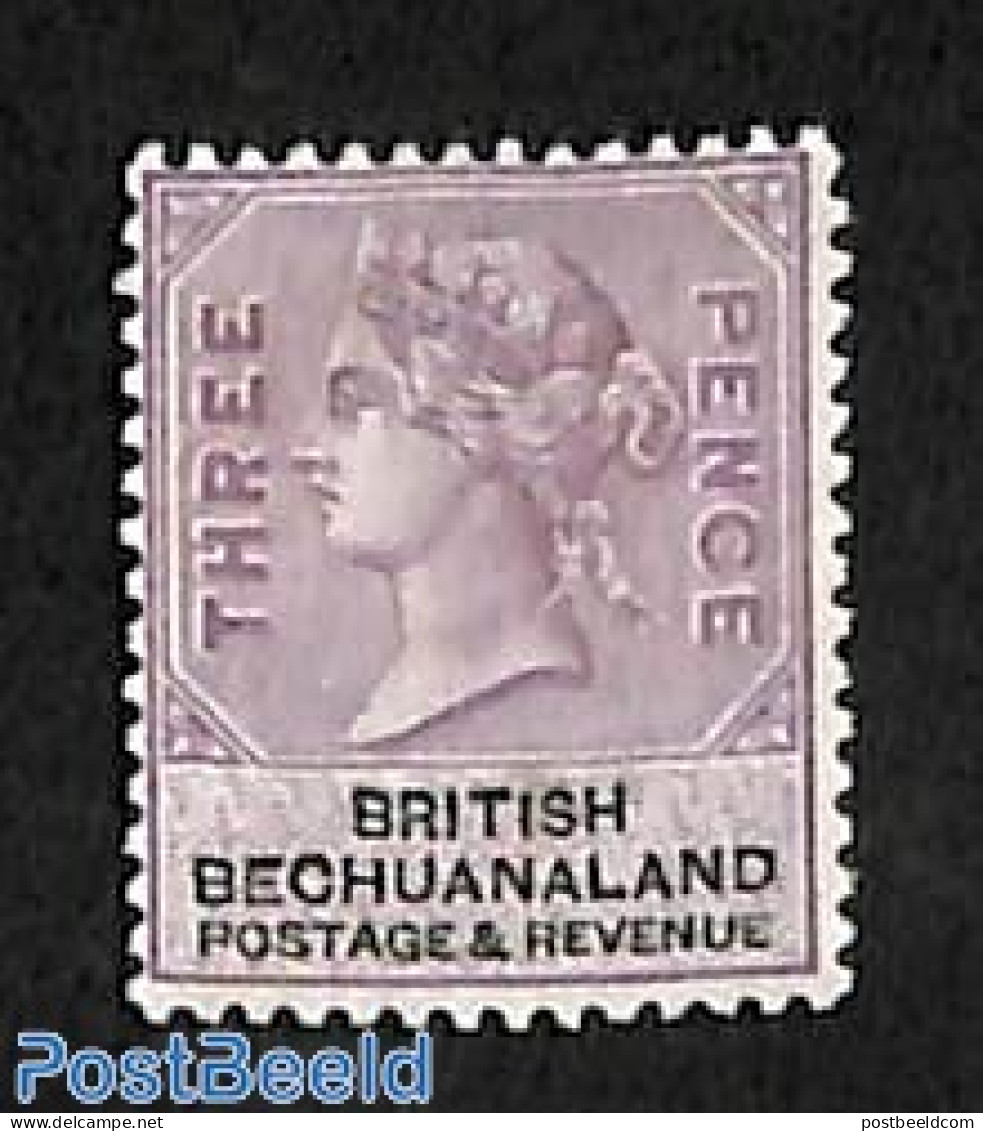 Botswana 1887 3d, Stamp Out Of Set, Unused (hinged) - Botswana (1966-...)
