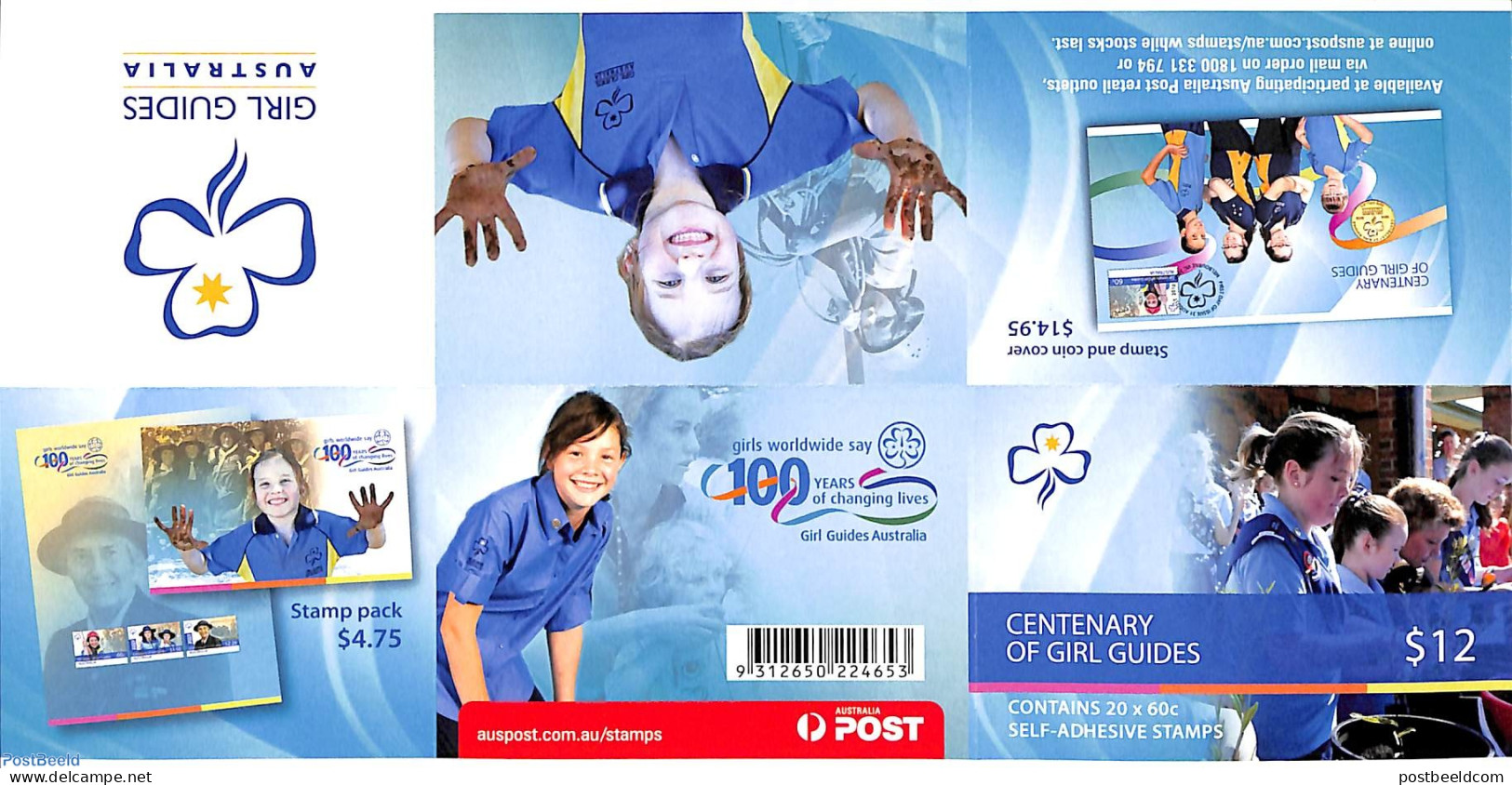 Australia 2010 Scouting Foil Booklet, Mint NH, Sport - Scouting - Stamp Booklets - Unused Stamps