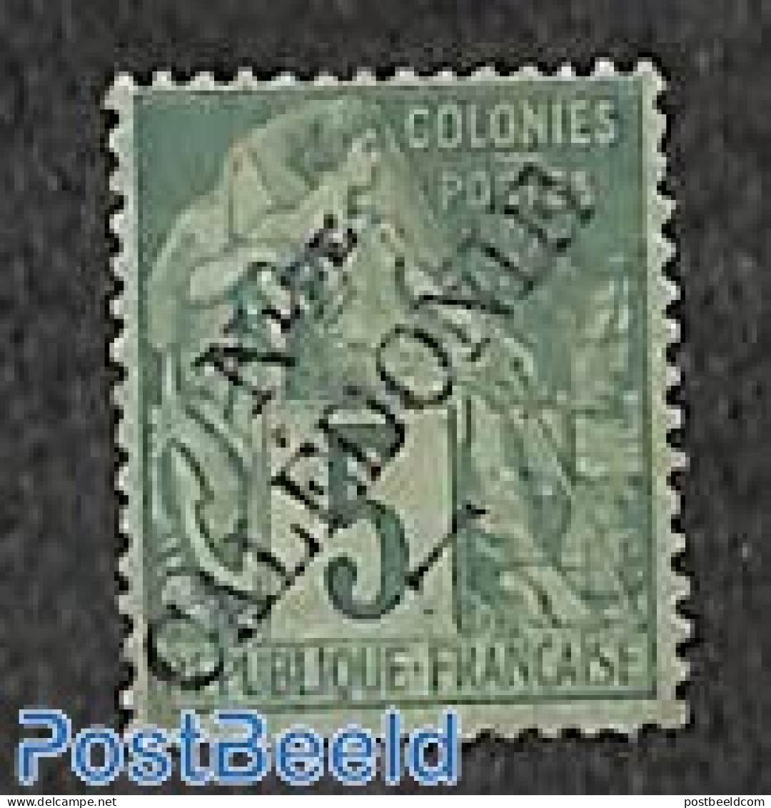 New Caledonia 1892 5c, Stamp Out Of Set, Unused (hinged) - Ungebraucht
