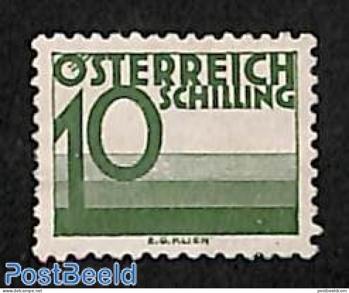Austria 1925 10sh, Postage Due, Stamp Out Of Set, Unused (hinged) - Other & Unclassified