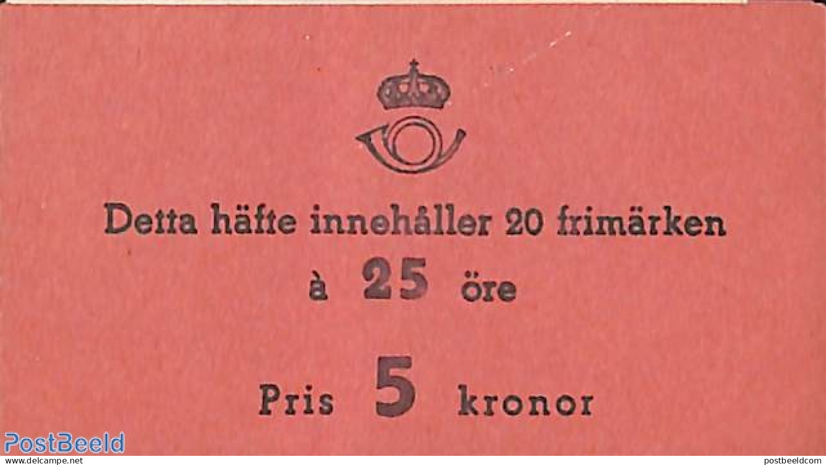 Sweden 1952 20x25ö Booklet, Mint NH - Nuovi