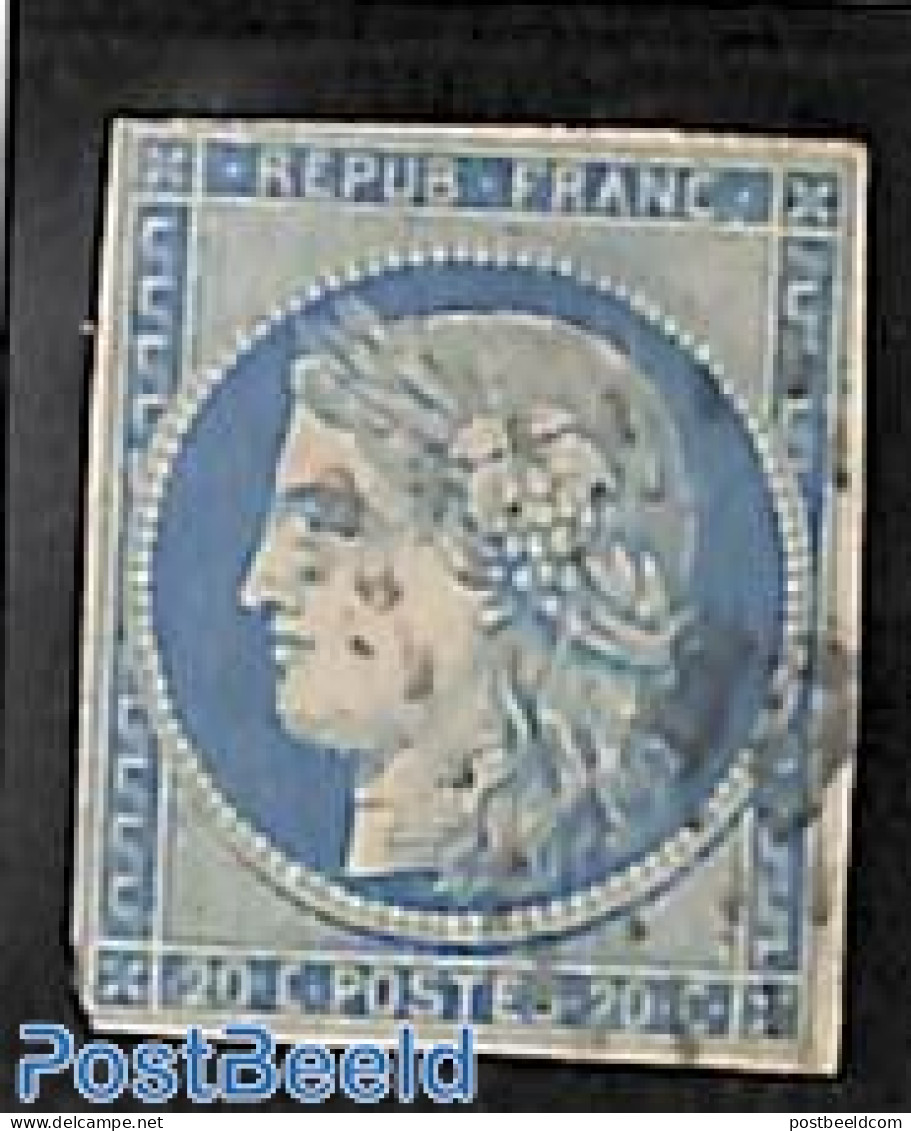French Colonies (gen. Issues) 1871 20c, Used, Used Or CTO - Other & Unclassified