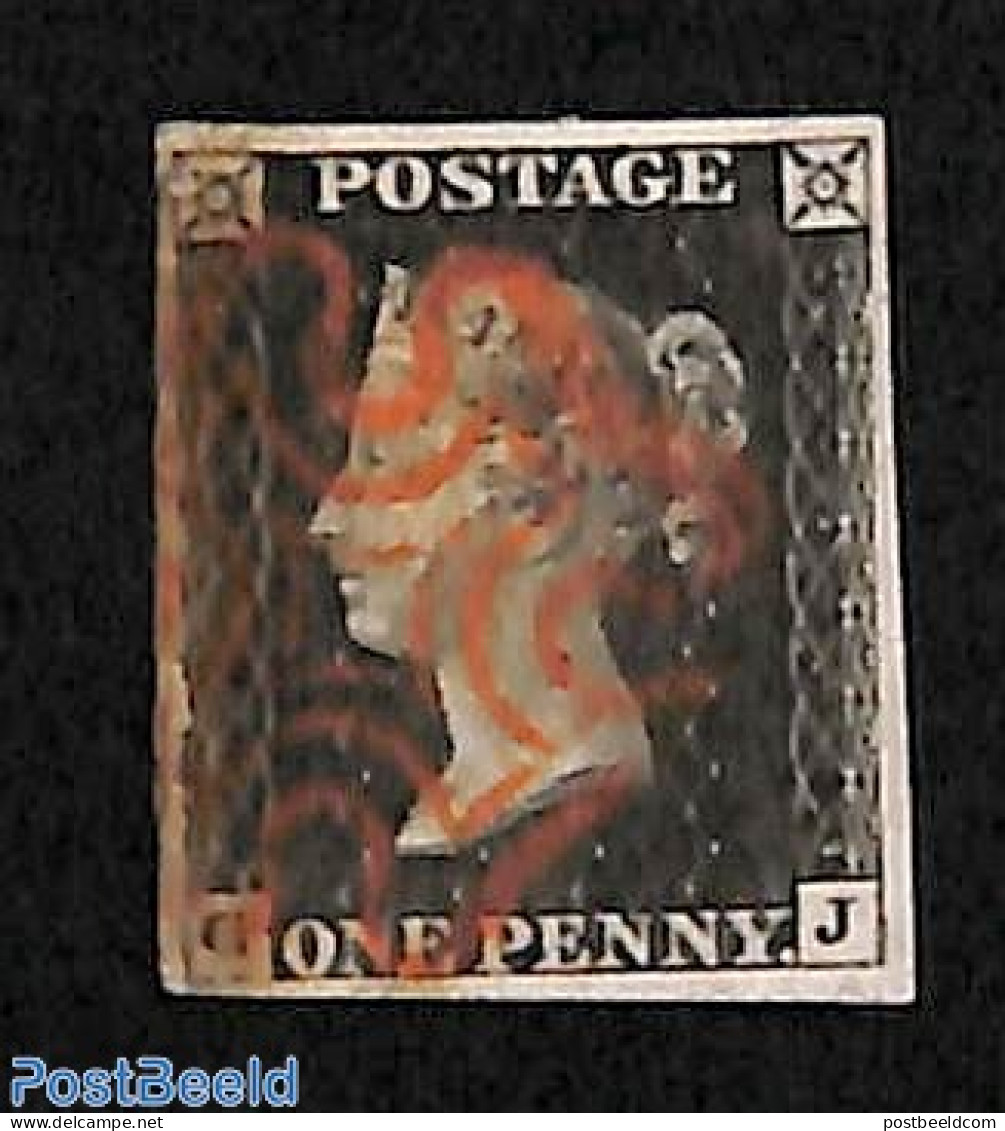 Great Britain 1840 Penny Black, Used, Used Or CTO - Used Stamps