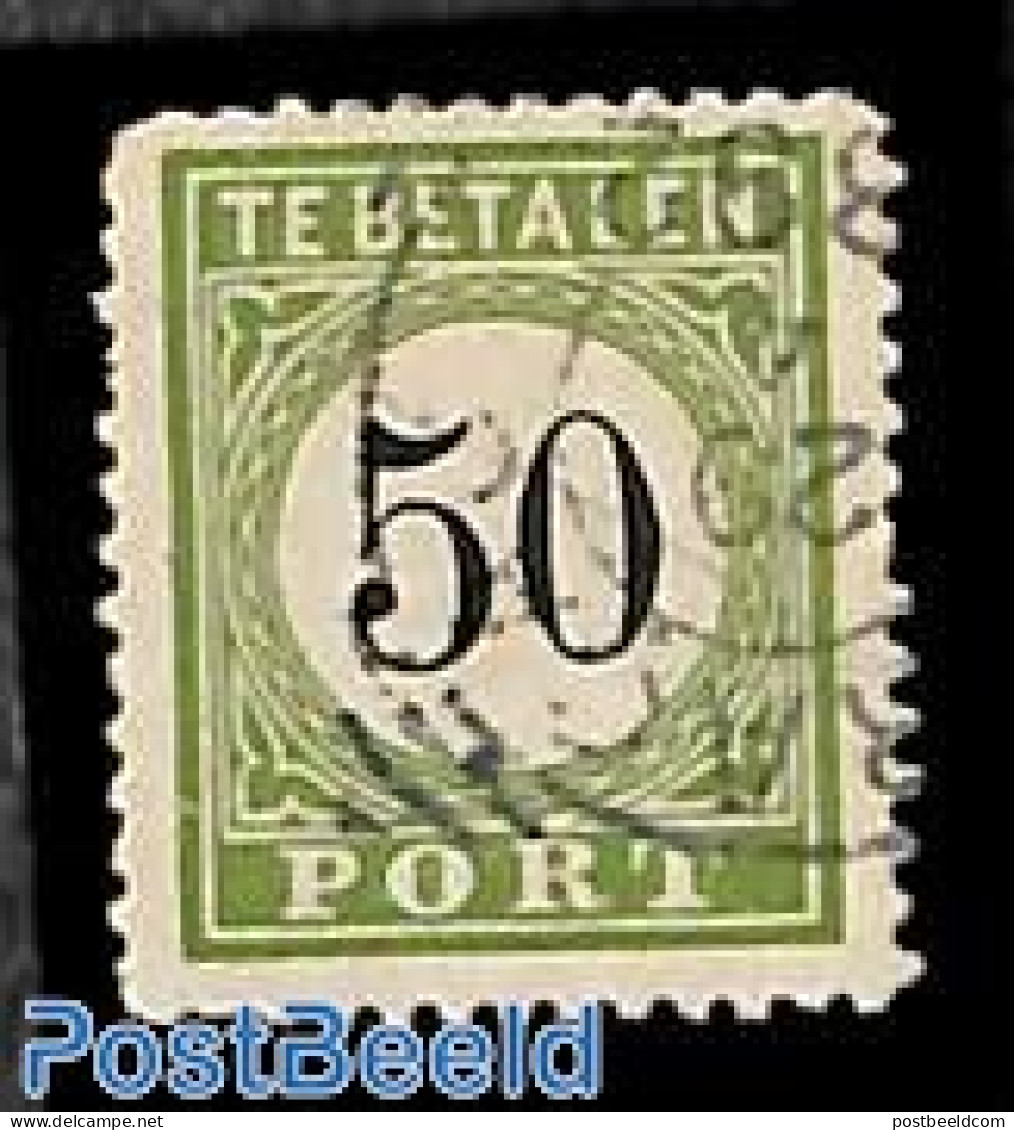 Netherlands Antilles 1889 Postage Due, 50c, Type III, Used, Used Or CTO - Sonstige & Ohne Zuordnung