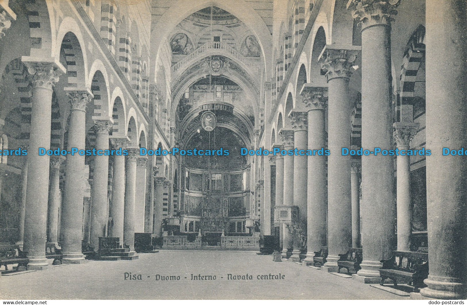 R038533 Pisa. Duomo Interno. Navata Centrale. G. Barsanti. B. Hopkins - World