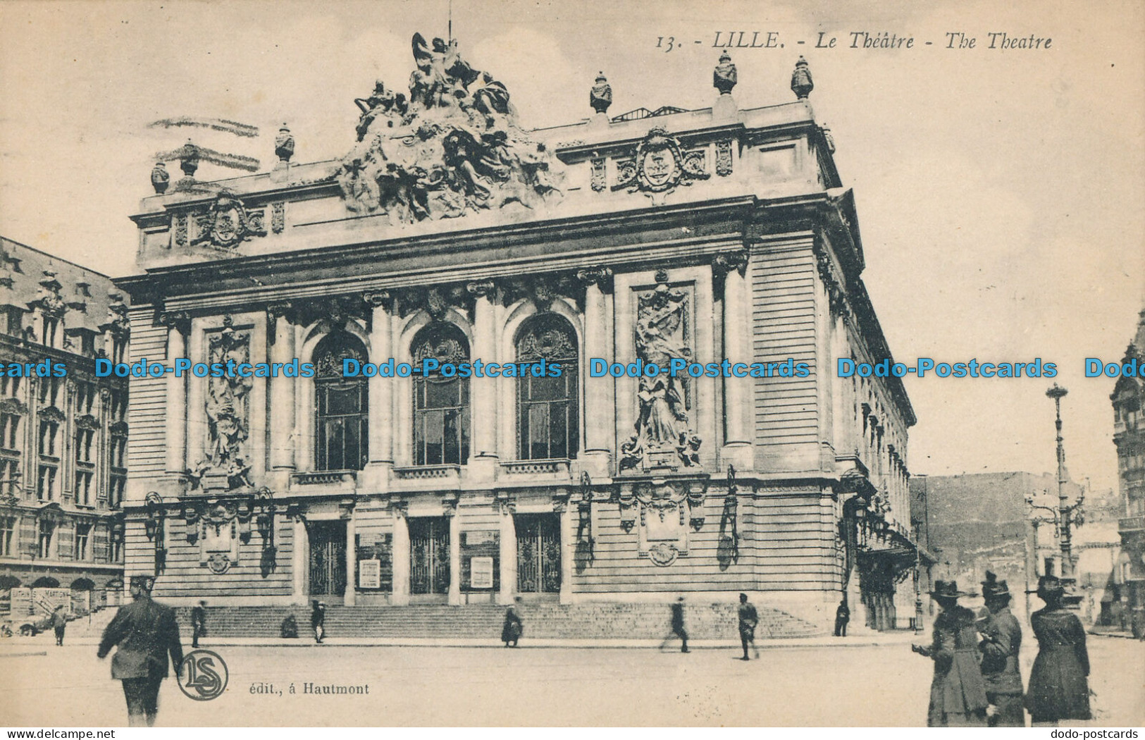 R039562 Lille. Le Theatre. Hautmont. 1920 - World