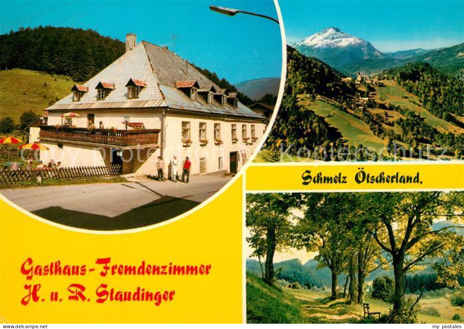 73241953 Schmelz Oesterreich Gasthaus Fremdenzimmer Staudinger Schmelz Oesterrei - Sonstige & Ohne Zuordnung