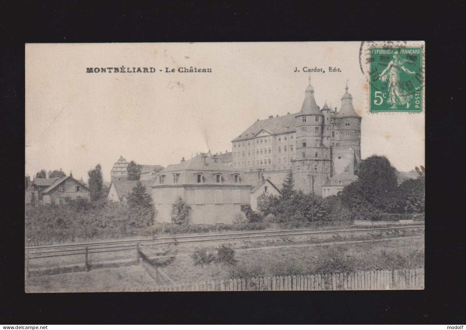 CPA - 25 - Montbéliard - Le Château - Circulée En 1913 - Montbéliard