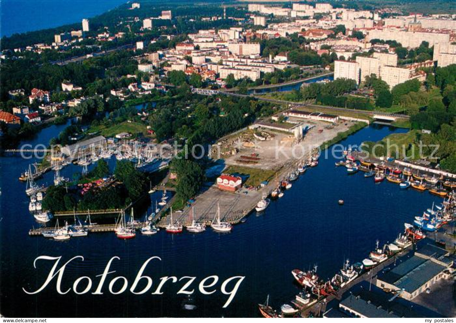 73241892 Kotobrzeg Fliegeraufnahme Hafen Kotobrzeg - Czech Republic