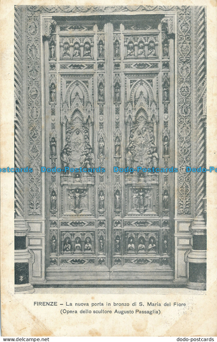 R038548 Firenze. La Nuova Porta In Bronzo Di S. Maria Del Fiore. B. Hopkins - World