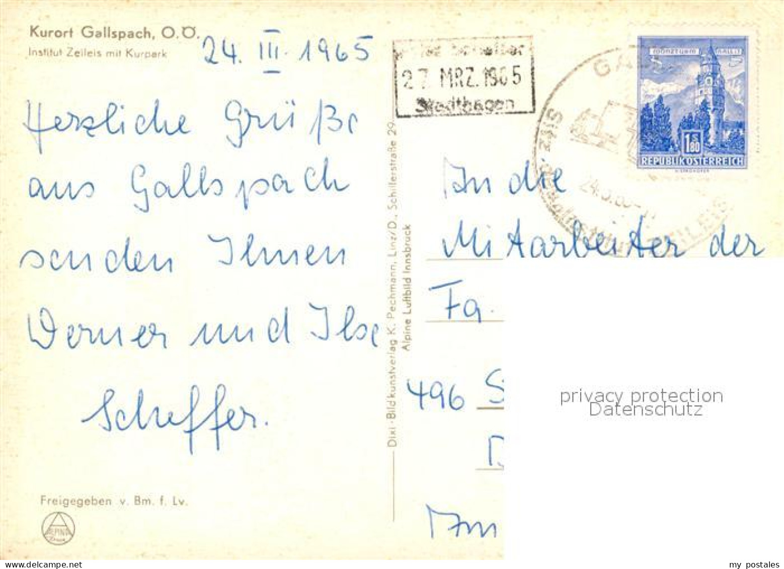 73241882 Gallspach Fliegeraufnahme Gallspach - Other & Unclassified