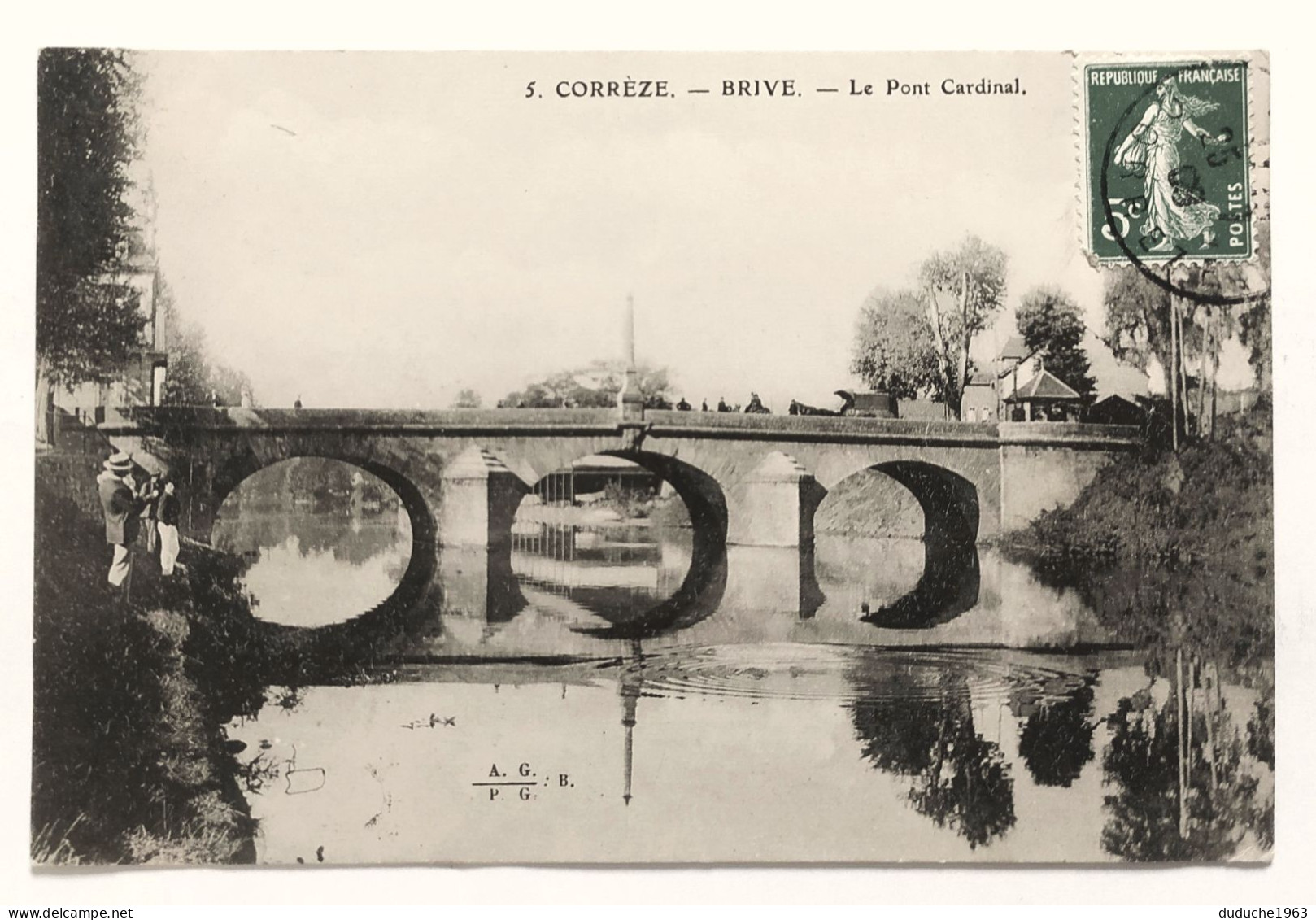 CPA - 19.Brive - Le Pont Cardinal - Brive La Gaillarde