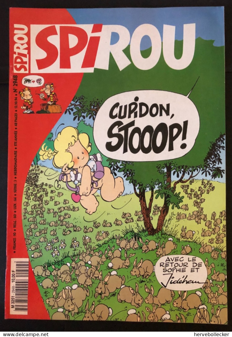 Spirou Hebdomadaire N° 2948 -1994 - Spirou Magazine