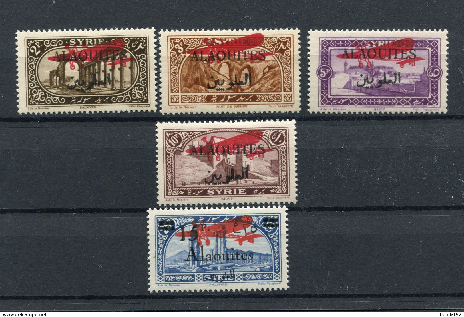 !!! ALAOUITES, SERIE PA N°9/12 NEUVE * - Unused Stamps