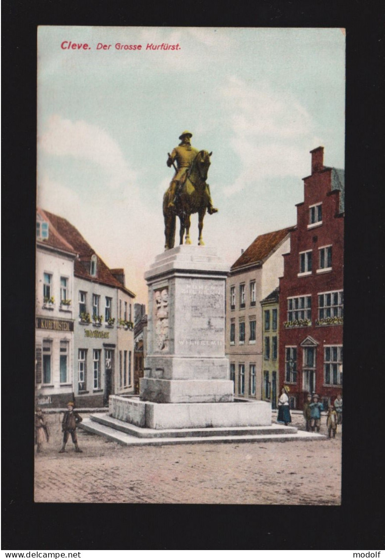 CPA - Allemagne - Cleve - Der Grosse Kurfürst - Animée - Colorisée - Circulée En 1919 - Kleve