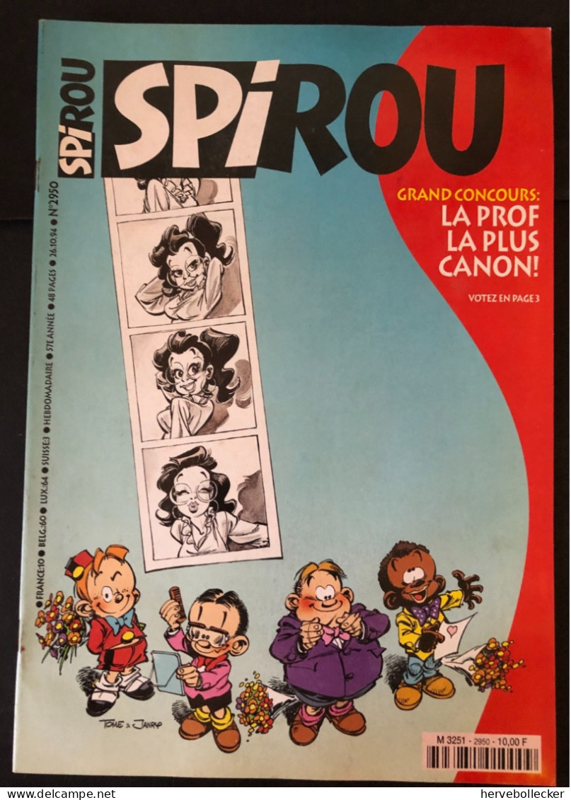 Spirou Hebdomadaire N° 2950 -1994 - Spirou Magazine