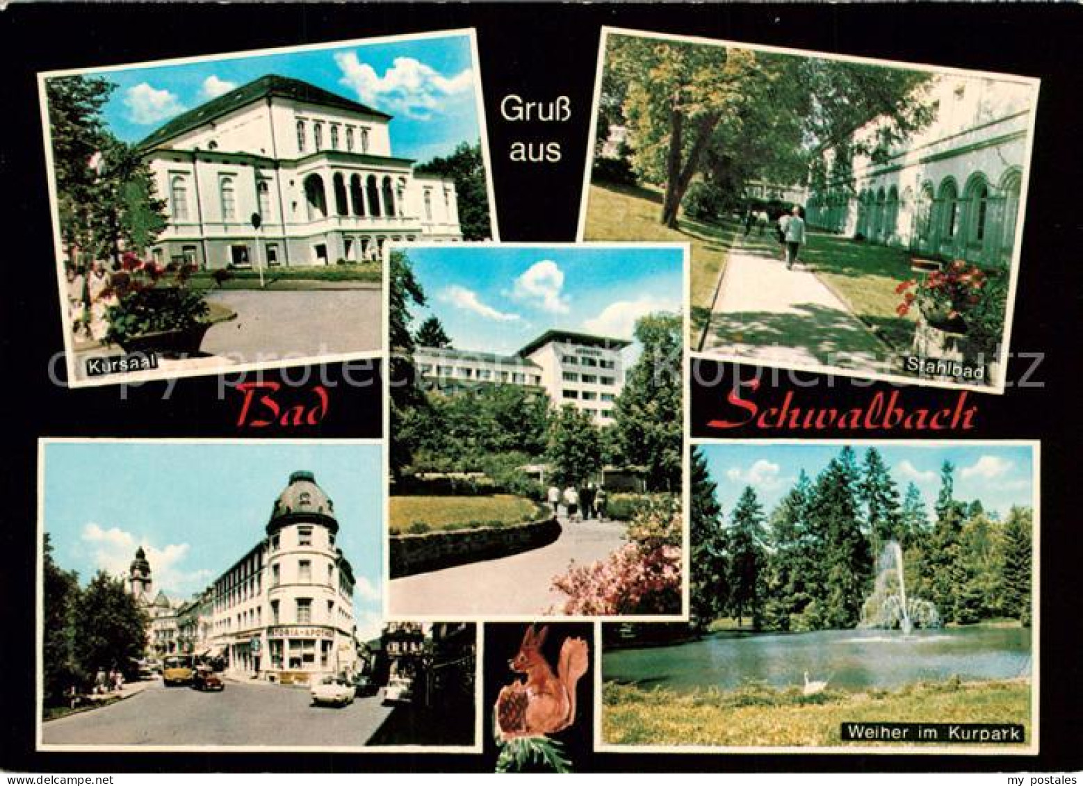 73241036 Bad Schwalbach Kursaal Stahlbad Weiher Kurpark  Bad Schwalbach - Bad Schwalbach