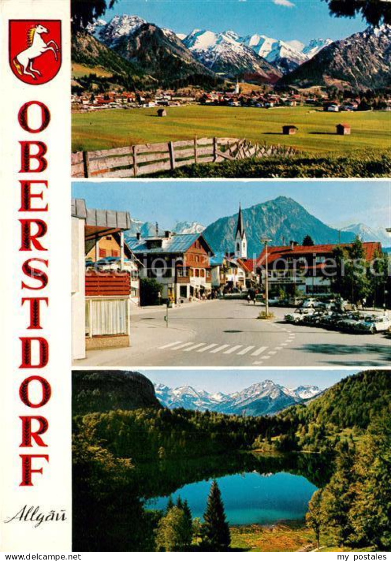 73240913 Oberstdorf Stadtansicht See Panorama Oberstdorf - Oberstdorf