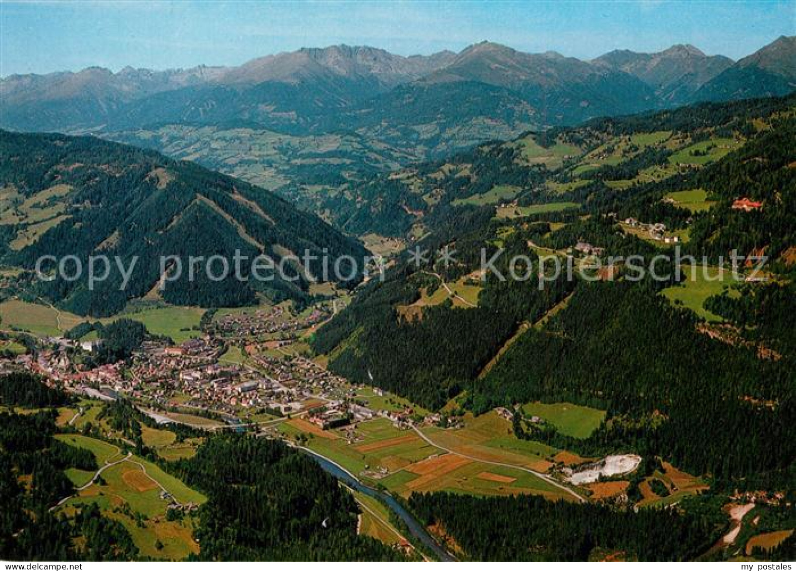 73240802 Murau Steiermark Fliegeraufnahme Mit Stolzalpe Gegen Niederer Tauern Mu - Other & Unclassified