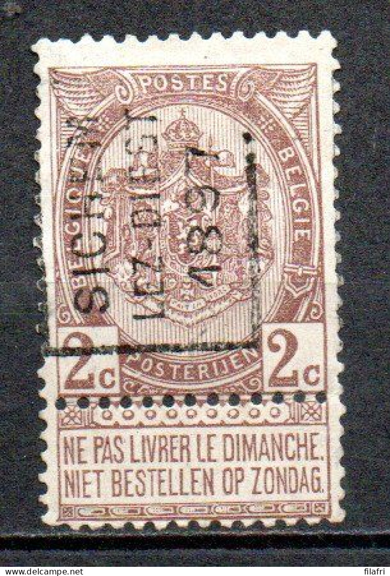 126 Voorafstempeling Op Nr 55 - SICHEM-LEZ-DIEST 1897 - Positie A - Rollo De Sellos 1894-99